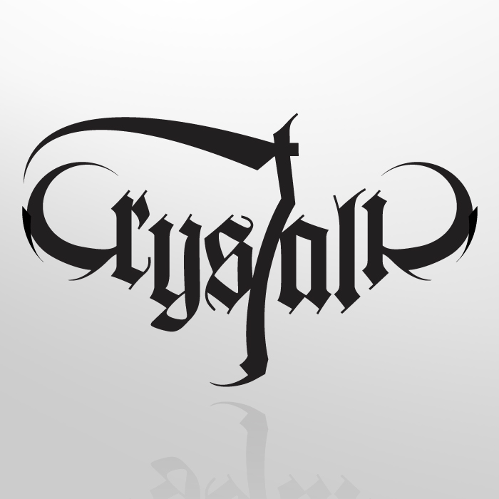 Crystalic logo & CD layout 2006