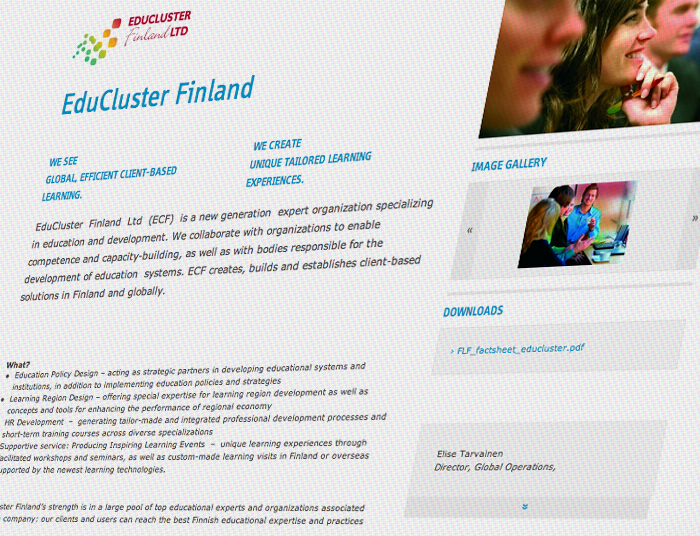 Future Learning Finland -website