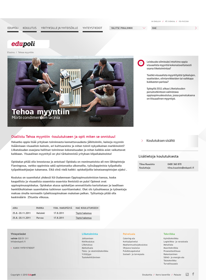 Edupoli website 2012