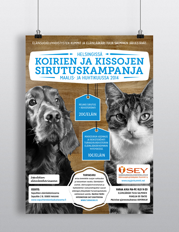 Koirien Ja Kissojen Sirutuskampanja 2014